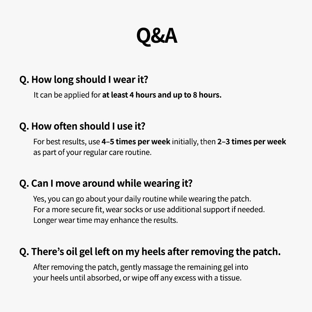 Heartleaf Peelief Foot Patch