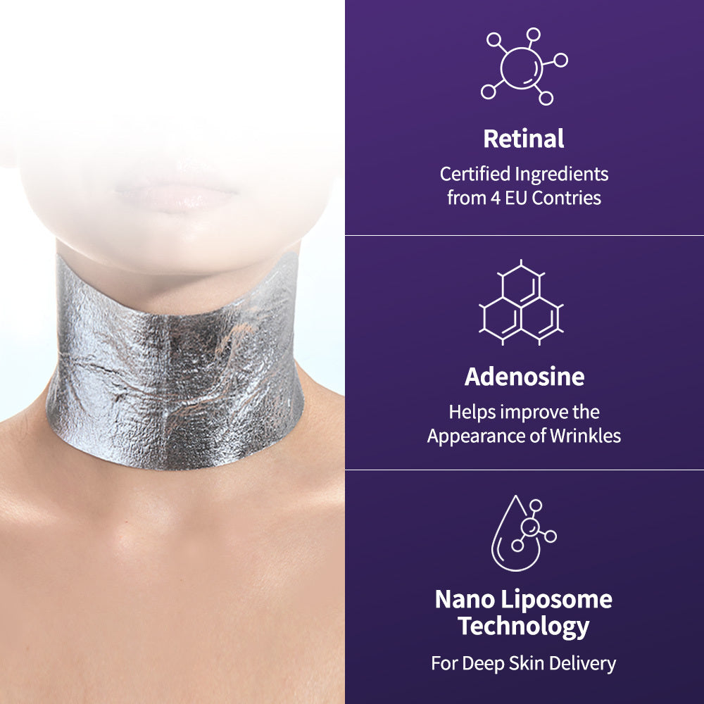 Retinal Age-Reset Neck Patch