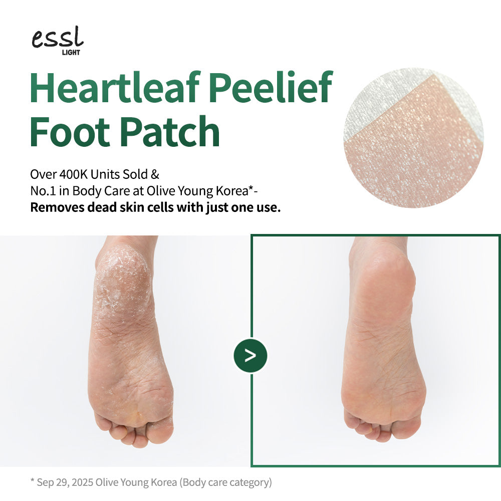 Heartleaf Peelief Foot Patch