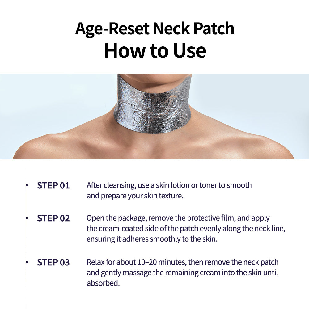 Retinal Age-Reset Neck Patch