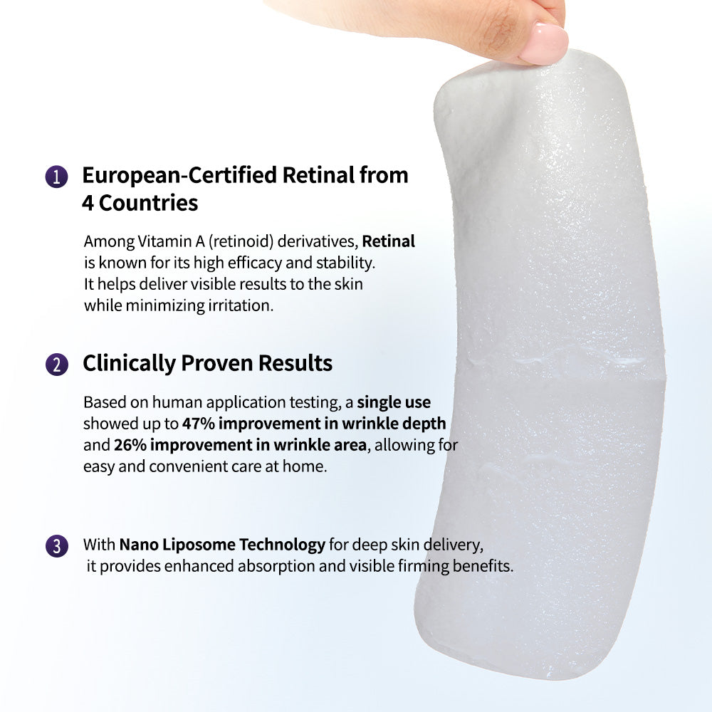Retinal Age-Reset Neck Patch