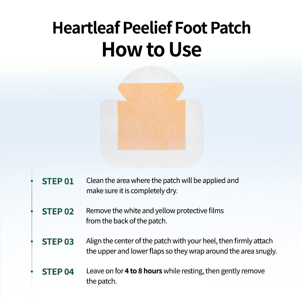 Heartleaf Peelief Foot Patch